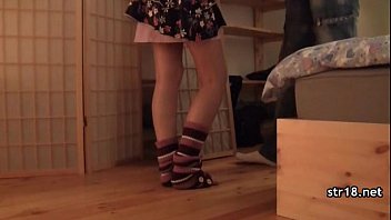 Preview 4 of Threesome Uncomfortable - 18 Year Old Teen Puts in a Great Performance