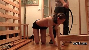 Preview 4 of Force Brutal Teen Squirt - Amateur Teen Tied Fucked Hard