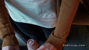 Preview 1 of Boy Fucking Boy Sixi - Brunette banging in public hotel room