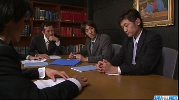 Preview 1 of Brazzer X Vedios - Office bimbo,  Maki Hojo,  plays with her fanny