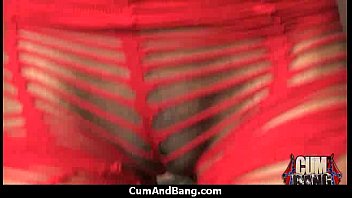 Preview 4 of Baby Titains - Ebony slut in an amazing gangbang 24