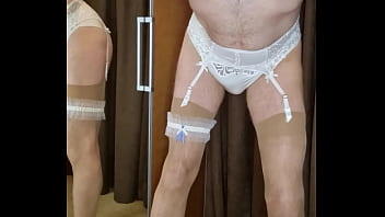 Preview 3 of Hd Marvari Sex Video - Crossdresser in Bridal Lingerie and masturbates wearing it.