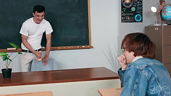 Preview 1 of Sex Amereka - Getting D In Detention / TransAngels