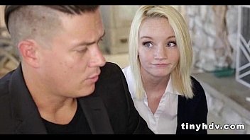 Preview 1 of 21 Lezbion - Teenie tiny girl fucked silly Sammie Daniels 1 92