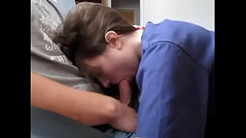 Preview 4 of Old Woman And Youn - Amateur Girlfriend sucks his cock