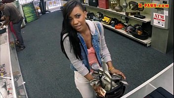 Preview 1 of Kack In Tit - Sexy ghetto pussy pounded by pawnkeeper for the golf clubs