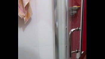 Preview 3 of Maroc Faily - hot masturbation cum in bathroom under shower
