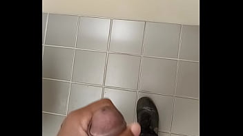 Preview 2 of Gaborone Porn - Stroking in a public stall 10