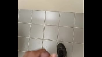 Preview 4 of Gaborone Porn - Stroking in a public stall 10