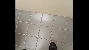 Preview 2 of Mommy Blows Best 1080 - Stroking in a public stall 7