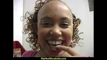 Preview 2 of Ass Xnxx Fingering - Incredible ebony teen blowjob gloryhole audition 8
