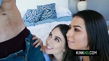 Preview 2 of Bokep Cun - Lucky stepbrother fucks his slutty teen stepsisters Riley Reid and Melissa Moore