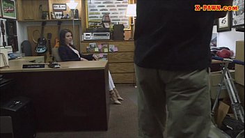 Preview 1 of Girls Rape Male - Customers wife sucks cock and pounded in the pawnshop