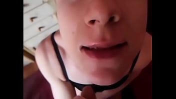 Preview 3 of Brittany Tube Swallowing - Sissy want to taste