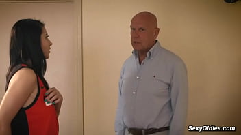 Preview 1 of Isabella Soprano Hd - Sexy teen seduces and fucks old grandpa