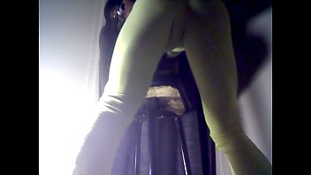 Preview 1 of Nude Lia19 In Public - Veronica Rexxx (Green sexsuit #1)