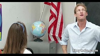 Preview 2 of He Used My Pussy - Petite teen fuck 3 91