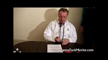 Preview 1 of Nifty Paint - Cute granny fucking her doctor