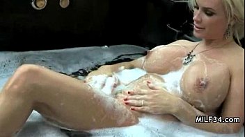 Preview 1 of Jav Latex Dick - Horny big tit milf loves anal