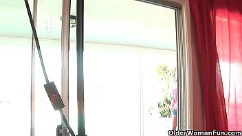 Preview 1 of Housemaid Sec - Milf Erica Lauren takes a facial