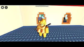 Preview 1 of Two Old Granny And One Young Boy - Whoreblox Game - Gangbang Moment (9)