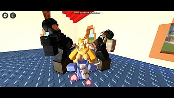 Preview 4 of Two Old Granny And One Young Boy - Whoreblox Game - Gangbang Moment (9)