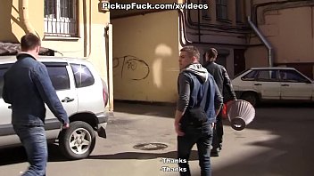 Preview 2 of Kitchen Raps Mom - Sexy girls shows tits to horny tourists scene 3