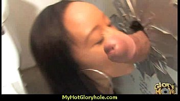 Preview 2 of American Girl Breast Press - Ebony Blowjob Desire 22