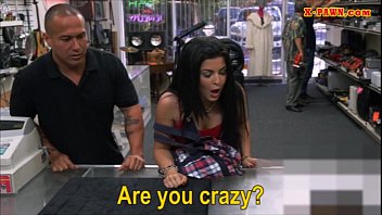 Preview 1 of Ass Tica - Lovely latina sells her TV and smashed in the back office