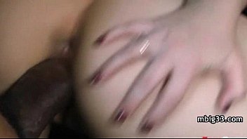 Preview 2 of Lucky Benson - Hot Big-tit white teen slut fucks girlfriend&#039_s big black dick