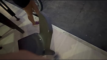 Preview 4 of Real Painful Doggie - COLOMBIANA SE CALIENTA EN TIENDA PUBLICA Y QUIERE QUE LA FOLLE EN EL BA&Ntilde_O MIENTRAS TODOS ESTAN AFUERA