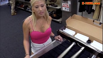 Preview 1 of Fuck Under 18 - Busty stripper pawns her vagina and fucked at the pawnshop