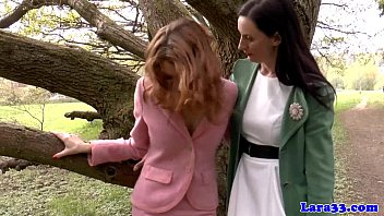 Preview 1 of Sister Catch Pervert Brother - Mature lesbian pussylicked by british milf