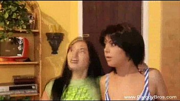 Preview 1 of Desee Sex - Strapon Lesbian Teens and GMILF Blowjob!