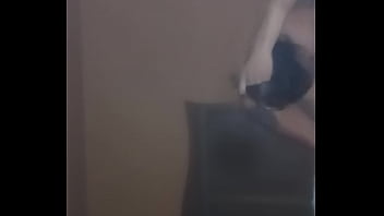 Preview 1 of Dildo Up Guys Ass - Meddie and Avina teenage threesome