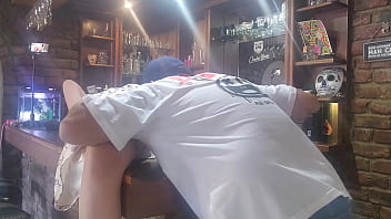 Preview 2 of Opera X - This barlady is a real cheating cum slut fucked her on the bar
