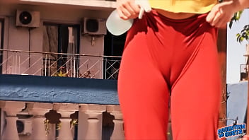 Preview 2 of Bangladesh Sexbod - Busty Brunette Teen Showing Off. Boobs,  Cameltoe &amp_ Ass!