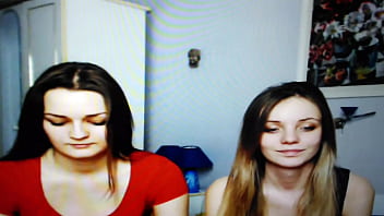 Preview 2 of Blooding Virgin Fucko G - young lesbian couple kissing