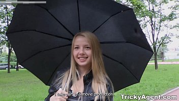 Preview 1 of Amature Gay Mature Cruising - Tricky Agent - Sex casting for blonde teeny Olivia Grace teen porn