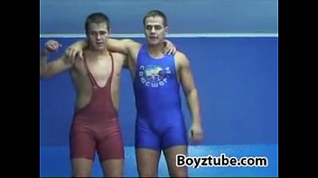 Preview 4 of Johnny Sins Catch - two greco roman wrestlers trampling Part 3