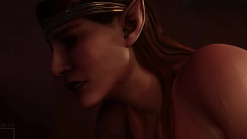 Preview 3 of Wwwxse Videos Com3 - Hot experienced MILF made a timid demoness with a dick cum four times - Exciting futanari animated sex