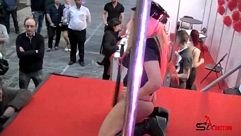 Preview 1 of Massge Room - Blondie Fesser play with sex toys in public