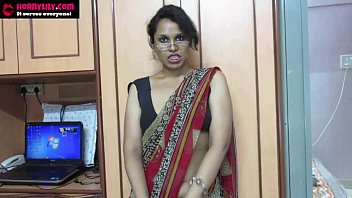 Preview 2 of Office Job Sex Boss - Amateur Indian Babe Lily Dirty Talk