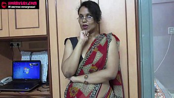 Preview 1 of Office Job Sex Boss - Amateur Indian Babe Lily Dirty Talk