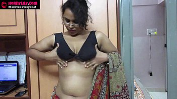 Preview 4 of Office Job Sex Boss - Amateur Indian Babe Lily Dirty Talk