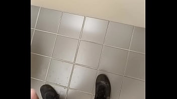 Preview 3 of Redwap Asia Sex Hd - Stroking in a public stall 3
