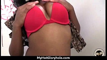 Preview 2 of Drunk Dare Anal - Black babe suck in a gloryhole 28