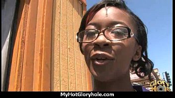 Preview 1 of Vintage Cassandra - Black babe suck in a gloryhole 3
