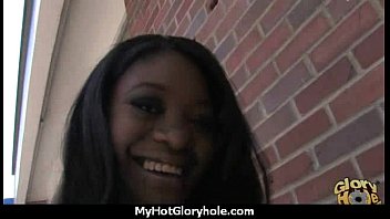 Preview 1 of Seachx Man Porn - Black babe suck in a gloryhole 23