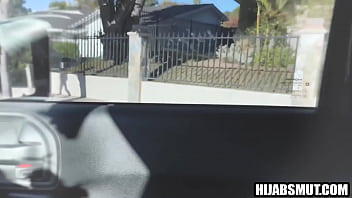 Preview 1 of Naughty Small Businesses - Young muslim girl fucks american BF behind step dad&#039_s back